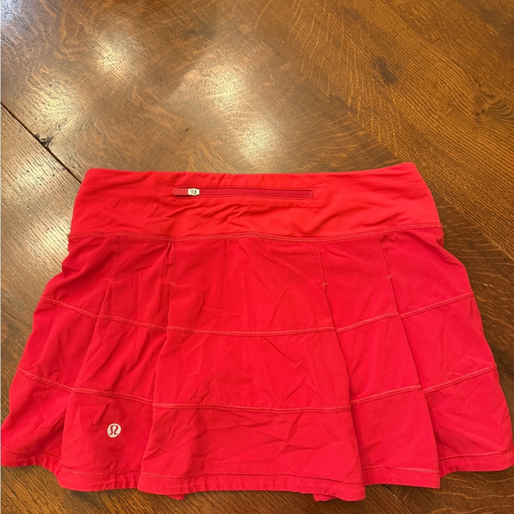 lululemon athletica Vibrant Red Mini Skirt